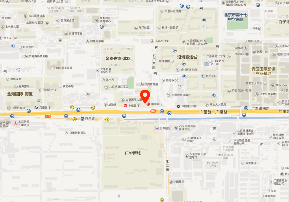 中水电国际大厦位置地图